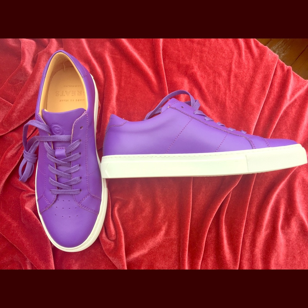 GREATS! The Royal in purple leather. BNWB